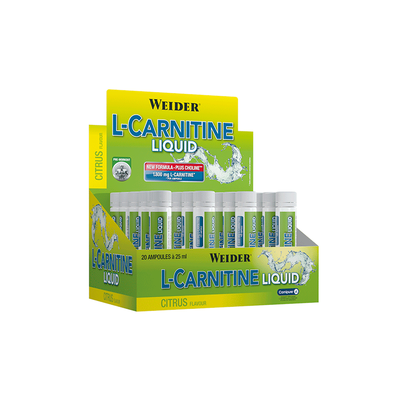L-Carnitine Ampollas limón (20 ampollas)