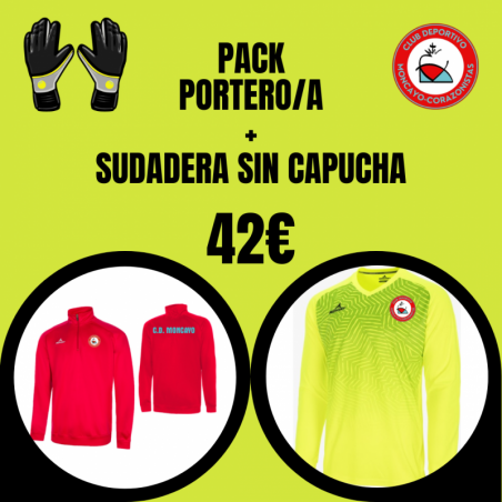 PACK PORTERO/A + SUDADERA CD MONCAYO