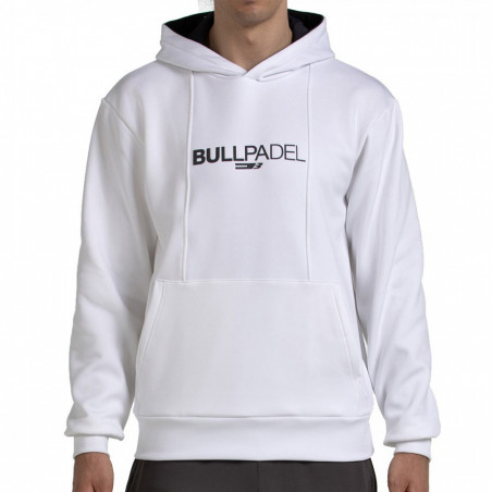 SUDADERA BULLPADEL ACUBE BLANCA