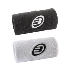 MUÑEQUERAS BULLPADEL NEGRO / BLANCO